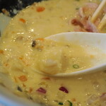 弘明寺丿貫 - 浅利の酒粕クラムチャウダーソバの具