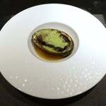 横浜 夜景 鉄板焼＆ステーキ 祥鳳 - 鮑の鉄板焼　〜ブランデーの香りを纏って〜