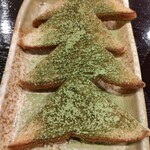 鉄板焼ステーキ 一ッ葉ミヤチク - トーストのデザート