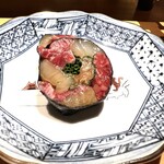 堂島焼肉料理店 - 【 純但馬うすなが牛の海苔巻き 】