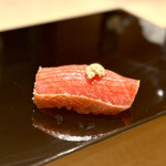 恵比寿 鮨 ふじまさ - マグロ　トロ漬け