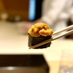 恵比寿 鮨 ふじまさ - 雲丹