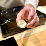 恵比寿 鮨 ふじまさ - 白子の春巻