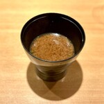 恵比寿 鮨 ふじまさ - シジミの赤出汁