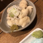 焼鳥 その日暮らし - 塩モツ煮♡柚子胡椒が付いてます♡