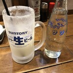 焼鳥 その日暮らし - レモンサワー♡飲み口に塩、付いてます♡