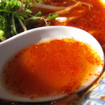 ゆきみ家 - 豆板醤・味噌・醤油・キムチがベースになってるようですが、印象としては、酸辣湯麺の酸がないカンジ。