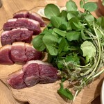 ハウスサンアントン - このまま食ってみたいような下処理の鴨を指定の秒数茹でて