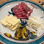 ハウスサンアントン - 牛シャブには焼きネギと湯葉