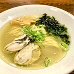 麺屋 真心 - 冬季限定／柚子香る牡蠣塩そば　　※柚子香る牡蠣塩そば.今シーズンは2025年1月いっぱいで販売終了。