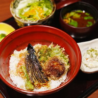 御曹司 きよやす邸 六本木本店 - 野菜天丼 (￥1,500)