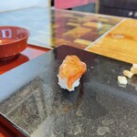 いわ志 - ⑮漬物NGの相方用にご用意いただいた「赤貝」