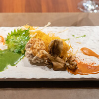 代官山鉄板ゆうり - 白子の鉄板焼きとオマールエビのクリームコロッケ