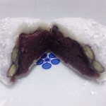 木村屋 - 北海道産の豆と餡　すごい迫力