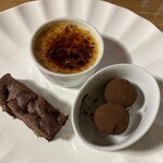 野菜が主役の古民家レストラン 花果菜 - 安納芋のクリームブリュレ、ごぼうのガトーショコラ、里芋トリュフ