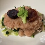 野菜が主役の古民家レストラン 花果菜 - 森林鶏モモソテー