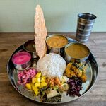 カレー屋 iron good - カレープレート2種(サンバル＆南瓜とうずら)