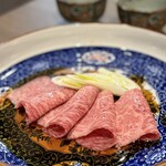 焼肉あをゐ - 松坂牛のリブ芯のすき焼き
