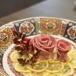 焼肉あをゐ - タン3種　仙台牛・近江牛・鹿児島牛