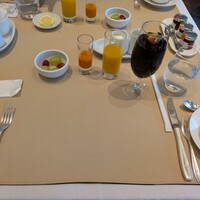 ヴェル・ボワ - 着席後、まずは飲み物が来ました。