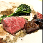 BUNA - 柔らかくてネガティブ一切なし！信頼できるね！信頼して上州牛を食べれます！　黒トリュフソースもエグくないです　あるんですエグい黒トリュフソース　byまみこまみこ