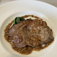 リストランテ エスト - メイン　豚肉炭火焼きマスタードビネガーソース