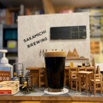 SAKAMICHI BREWING - ◇8・多摩チョコレートオレンジポーター¥880
…クリスマスっぽいフレーバーで面白そう♪と私のオーダー。