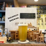 SAKAMICHI BREWING - 手作りのミニチュア撮影スポットが激カワ♡(  ´艸`)

◇9・うさぎ道 ¥880
…パッションフルーツを使ったクラフトビールで、
グァバの程よい酸味も感じ、軽い飲み口♪