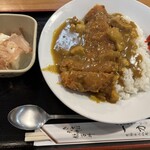 生そば 一力 - カツカレーライス 970円