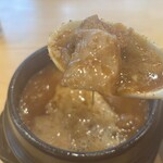 つけ麺がんつけ - ゴロゴロと角煮が入ってます