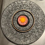 北海道焼肉 北うし - びえい和牛サーロインとろけるユッケ