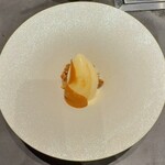 北海道焼肉 北うし - バニラアイス キャラメルソース