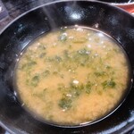 しーじゃっく - 料理写真:あおさの味噌汁¥180