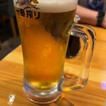 網元茶屋 萬寶 - 生ビール