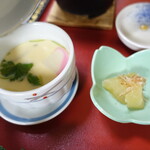 三之亟湯 - 茶碗蒸し＆数の子