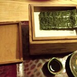 並木藪蕎麦 - 焼きのりです