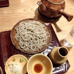 並木藪蕎麦 - 「ざるそば」です（海苔はかかっていません）