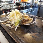 中義水産 - 三種盛合せの「大あさり〜」