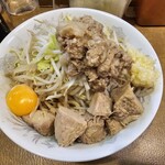ラーメン一文路 - まぜそば（脂増し）　1000円