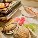 海鮮焼き 釜飯 うおまつ - 