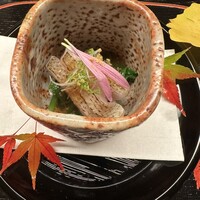 おか田 - 先付　のどぐろ炙り　蔓紫