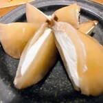 酒処つかさ - いぶりがっこクリームチーズ