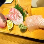 酒処つかさ - 造り三種盛り