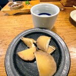 酒処つかさ - いぶりがっこクリームチーズ