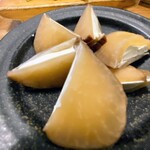 酒処つかさ - いぶりがっこクリームチーズ