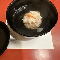味の風 にしむら - 椀物　セコ蟹しんじょ