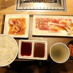 焼肉ライク - 牛豚鶏３種盛りセット