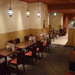 落ち着きのあるおしゃれな店内