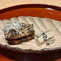 筒井 清寂 - 太刀魚　柚庵焼き　牛蒡胡麻酢和え