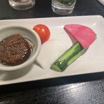 蔵の庄 - お通しの野菜